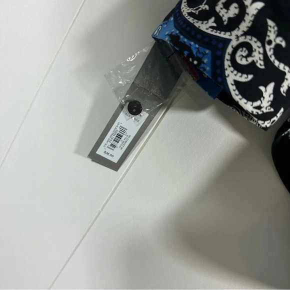 Apt 9 women’s placed print button front shirt long sleeve v-neck casual top - Picture 7 of 9